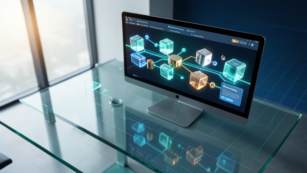 Business Process Flow 3D Animation Template