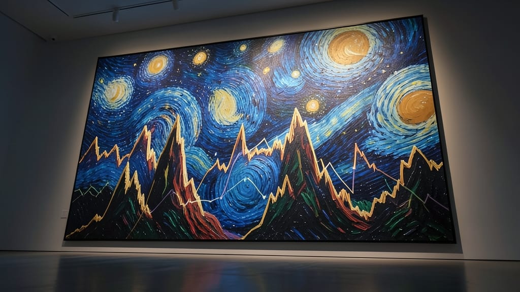 Custom Financial Data Art
