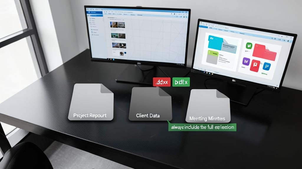 Add File Type Extensions Clearly