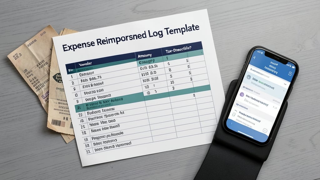 Expense Reimbursement Log Template