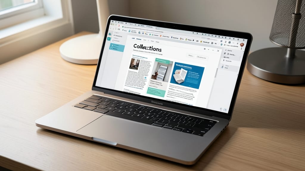 Use Collections to Organize Research Instantly