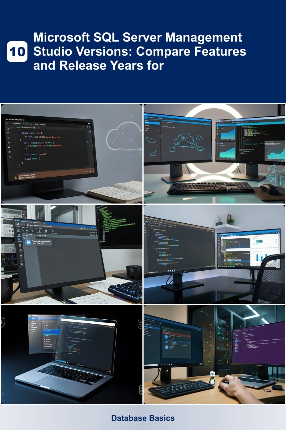 10 Microsoft SQL Server Management Studio Versions: Compare Features and Release Years for Compatibility